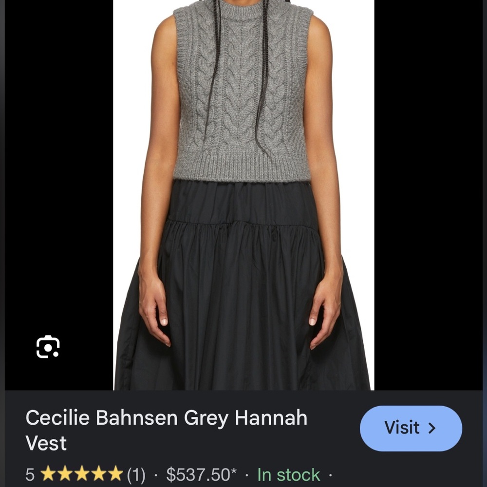 Cecilie Bahnsen Wool Hannah Vest